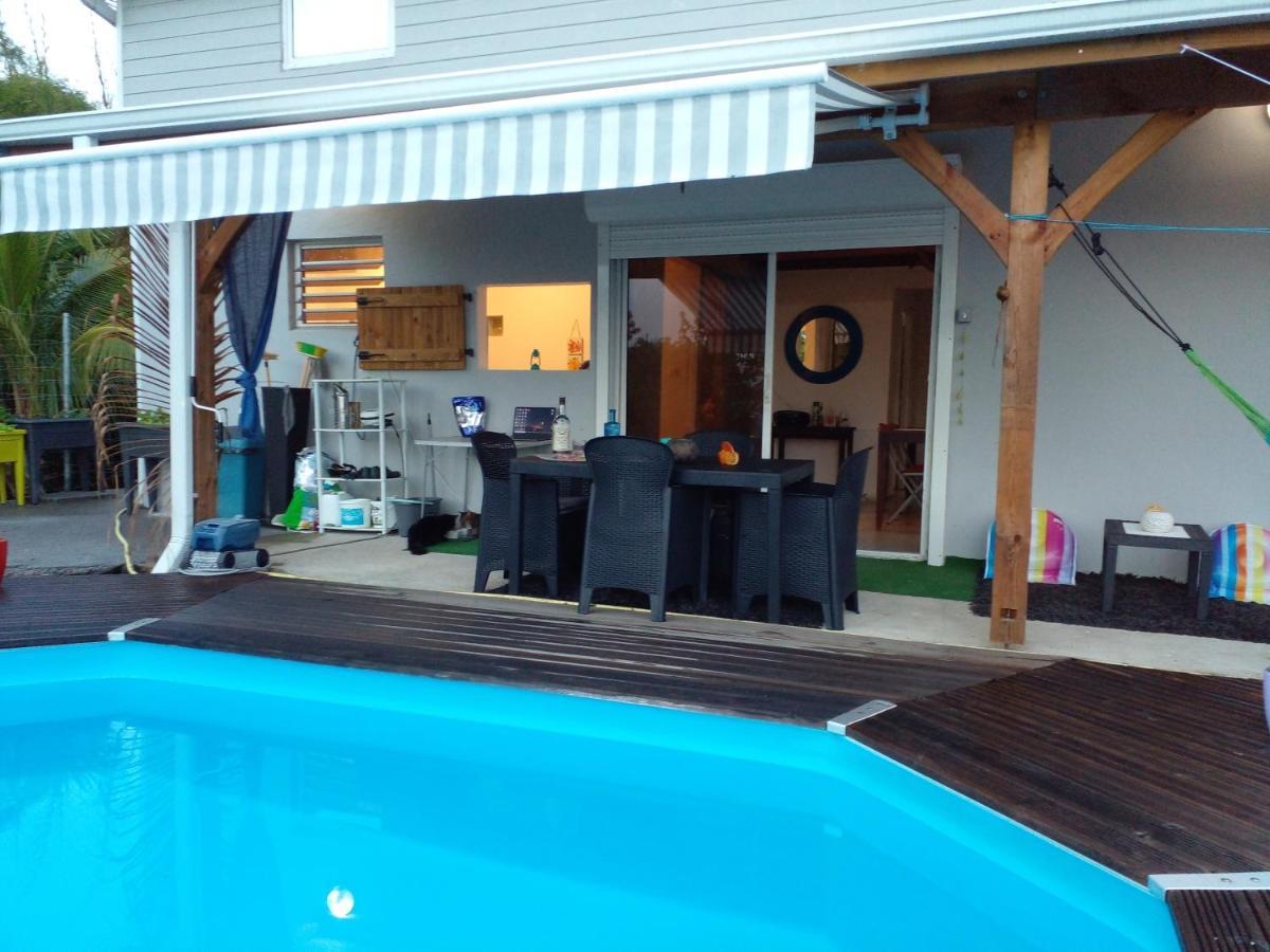 Chambre Chez L'Habitant Avec Piscine Privative Et Vue Panoramique Sur La Mer Des Caraibes Desmarinieres Екстер'єр фото